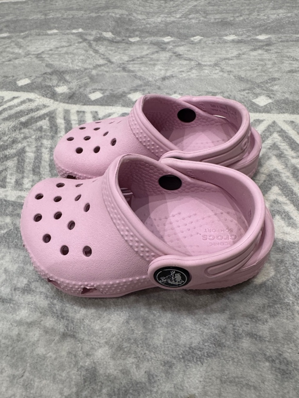 Crocs Toddler Size C5  Pink clog - Picture 2 of 3